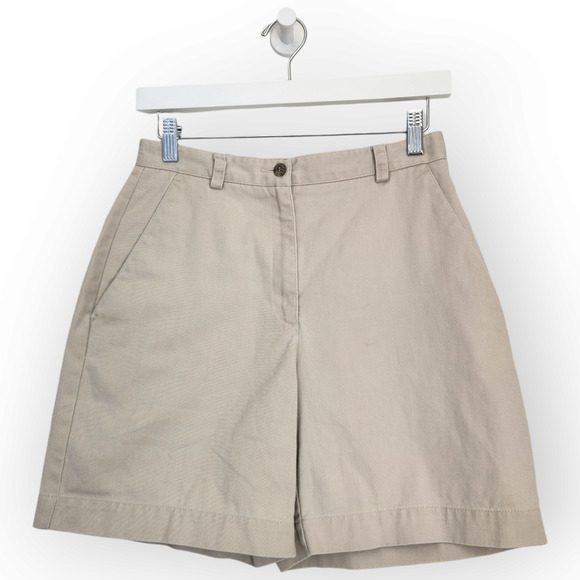 Vintage Liz Claiborne High Waisted Mom Khaki Shorts 2
